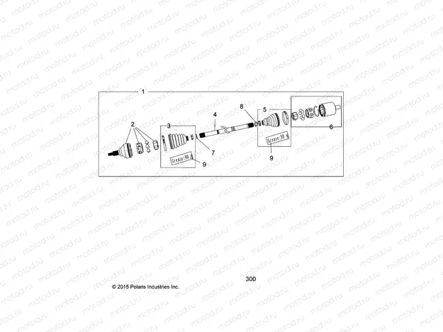 DRIVE LINE | DRIVE LINE, FRONT HALF SHAFTS - L17G2/4/6 ALL OPTIONS