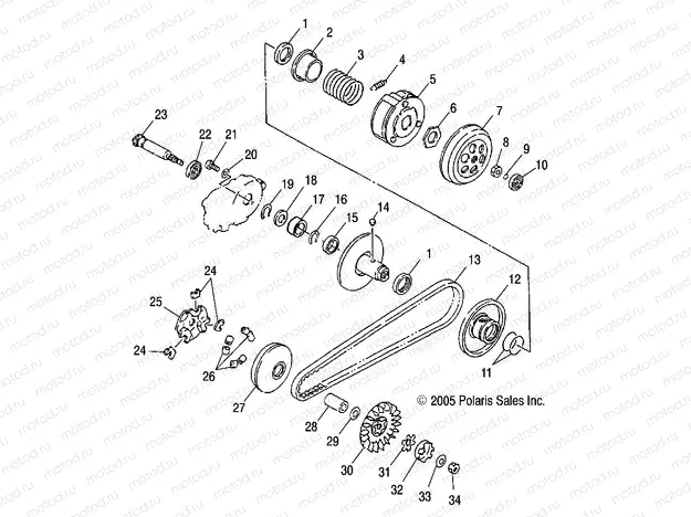 DRIVE PULLEY - A04KA05CA (4999202359920235A12) | DRIVE PULLEY - A04KA05CA (4999202359920235A12)