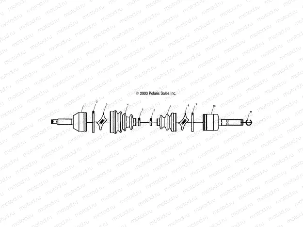 DRIVE SHAFT - A04CD32FB (4986268626B08) | DRIVE SHAFT - A04CD32FB (4986268626B08)