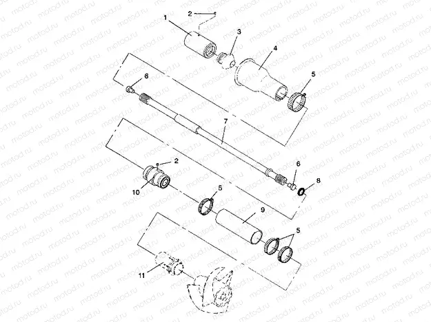 DRIVE SYSTEM SL 750 B944070 (4927012701012A) | DRIVE SYSTEM SL 750 B944070 (4927012701012A)