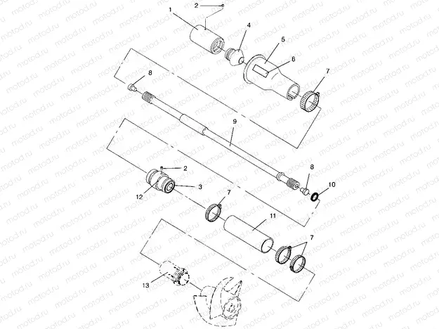 DRIVE SYSTEM SLX 780 B954287 (4933953395B002) | DRIVE SYSTEM SLX 780 B954287 (4933953395B002)