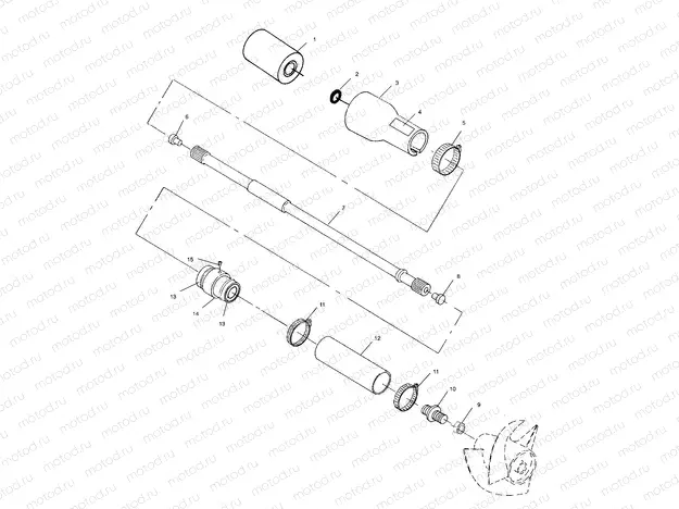 DRIVE SYSTEM - W025099D/W025099I (4971417141B03) | DRIVE SYSTEM - W025099D/W025099I (4971417141B03)