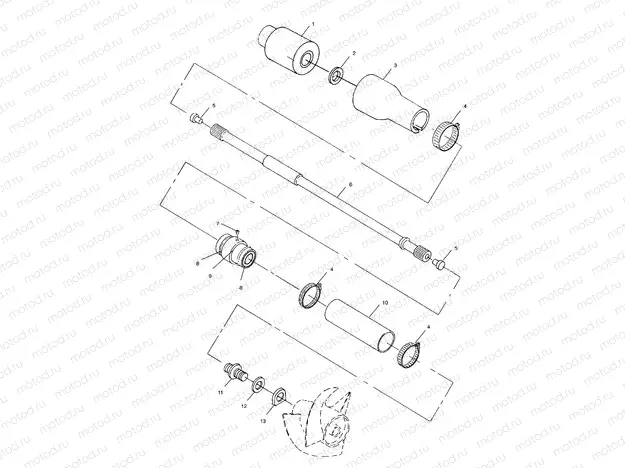 DRIVE SYSTEM - W025198C/D/I (4971357135B01) | DRIVE SYSTEM - W025198C/D/I (4971357135B01)