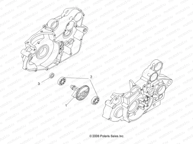 DRIVE TRAIN | DRIVE TRAIN, BALANCER SHAFT - A10GJ45AA (49ATVSHAFTBALANCER07OUT525)