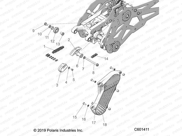 DRIVE TRAIN | DRIVE TRAIN, CHAIN DRIVE - J20URRXXXA (C601411)