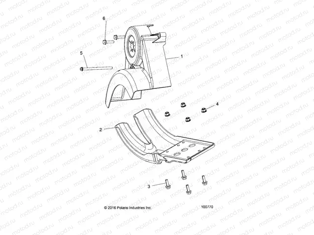 DRIVE TRAIN | DRIVE TRAIN, CHAIN GUARD - A18HAA15B7/B2 (100770)