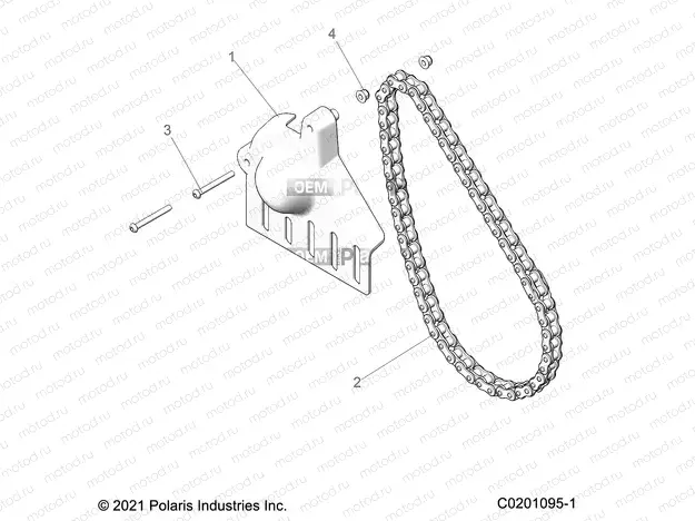 DRIVE TRAIN | DRIVE TRAIN, CHAIN GUARD - Z22HCB18N2 (C0201095-1)