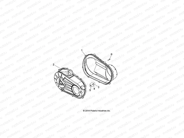 DRIVE TRAIN | DRIVE TRAIN, CLUTCH COVER AND DUCTING - L15U2NAGFA/MA (49LEVCLUTCHCVR15M)