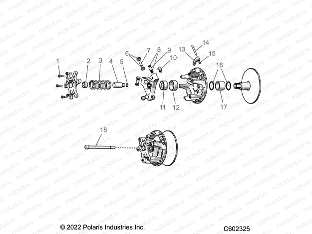 DRIVE TRAIN | DRIVE TRAIN, CLUTCH, PRIMARY - S23TKP9FS (C601758)