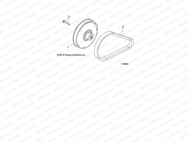 DRIVE TRAIN | DRIVE TRAIN, CLUTCH, SECONDARY - A18DCE87BB (100640)