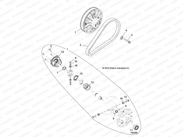 DRIVE TRAIN | DRIVE TRAIN, CLUTCH, SECONDARY, EBS - R18RTE87F1/S87C1/F1 (700390)