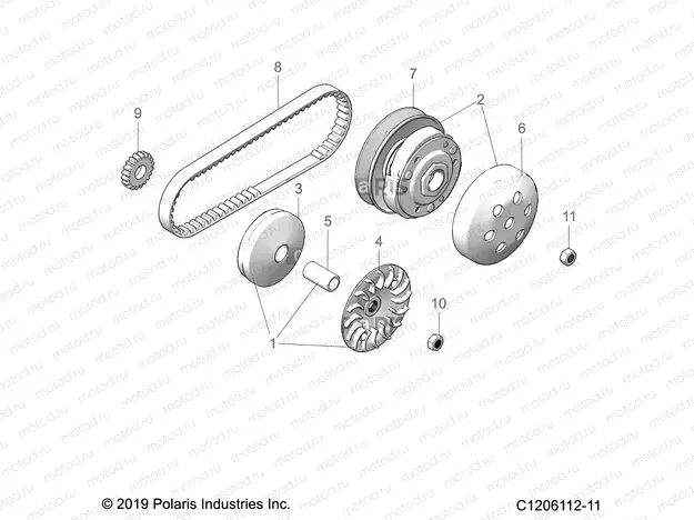 DRIVE TRAIN | DRIVE TRAIN, CLUTCHES - A23HBE07B2 (C1206112-11)
