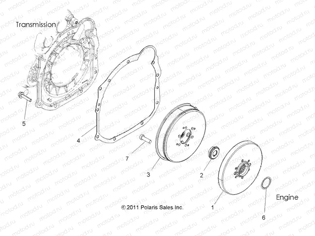 DRIVE TRAIN | DRIVE TRAIN, DRIVE COUPLER - A13DN5EFL (49ATVCOUPLER12SPTRGEPS)