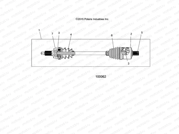 DRIVE TRAIN | DRIVE TRAIN, DRIVE SHAFT, FRONT - A17SYE85AS (100062)