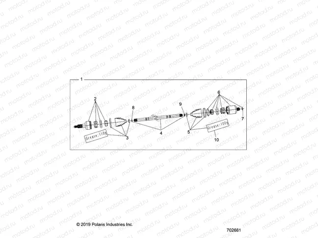 DRIVE TRAIN | DRIVE TRAIN, DRIVE SHAFT, REAR - D21BBPD4B4 (702661)