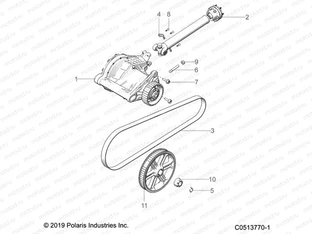 DRIVE TRAIN | DRIVE TRAIN, DRIVELINE - T20AARGB ALL OPTIONS (C0513770-1)