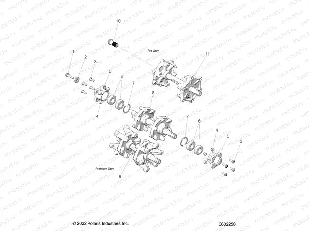 DRIVE TRAIN | DRIVE TRAIN, DRIVESHAFT ASM. - J23DRBX/DREX/DRGX/DRHX/DMCX/DMFX/DMGX/DMHX (C602250)