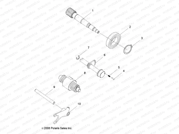 DRIVE TRAIN | DRIVE TRAIN, DRUM SHIFT - R11VA17AA (49RGRSHIFT09RZR170)