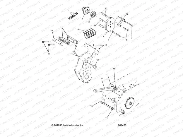 DRIVE TRAIN | DRIVE TRAIN, FIT KIT (FOR KAWASAKI®) - J20RTAXXXA (601426)