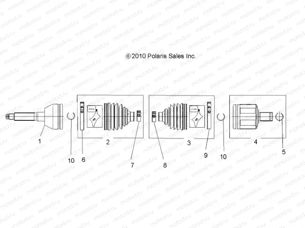 DRIVE TRAIN | DRIVE TRAIN, FRONT DRIVE SHAFT - A17SDA57A1/L2/E57A2