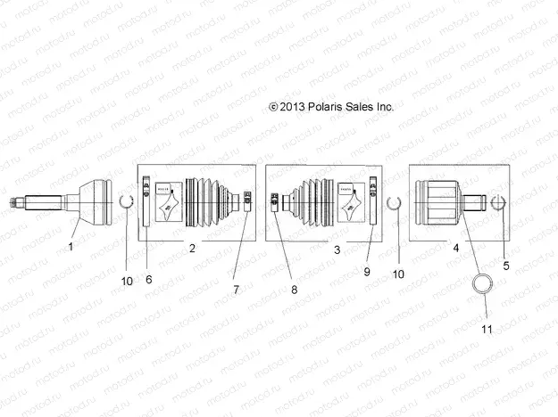 DRIVE TRAIN | DRIVE TRAIN, FRONT DRIVE SHAFT - A17SES57C1/C2/C7/CL/E1/E2/E7/EL/SET57C1/C2/E1/E2