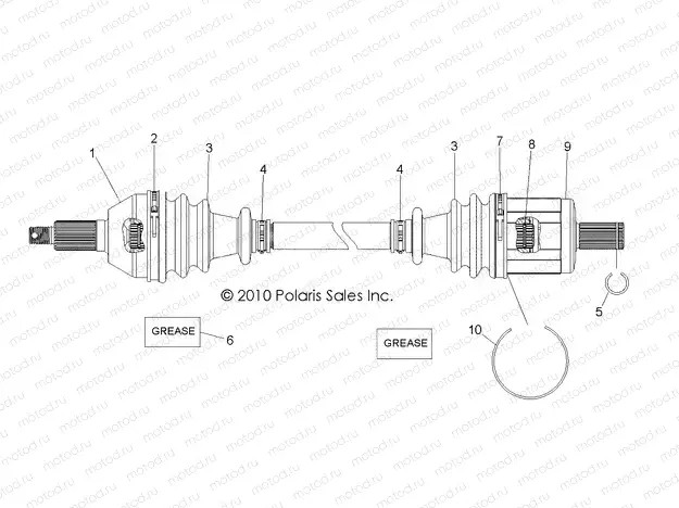 DRIVE TRAIN | DRIVE TRAIN, FRONT DRIVE SHAFT - R09WH68AC/AG/AH/AL/AR/AZ (49RGRSHAFTDRV1332467)