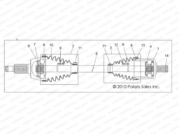 DRIVE TRAIN | DRIVE TRAIN, FRONT DRIVE SHAFT - R15RAA76AA/AJ (49RGRSHAFTDRV11800CREW)