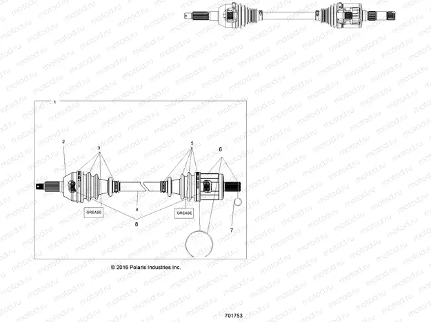DRIVE TRAIN | DRIVE TRAIN, FRONT DRIVE SHAFT - R15RMAEGJ/GC/EJ (701753)