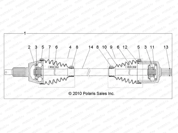 DRIVE TRAIN | DRIVE TRAIN, FRONT DRIVE SHAFT - R16RVAD1A1 (49RGRSHAFTDRV11DCREW)
