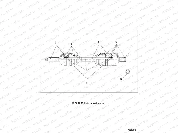 DRIVE TRAIN | DRIVE TRAIN, FRONT DRIVE SHAFT - R22MAA57F1/SF1/F9/C1/C9/CK (702093)