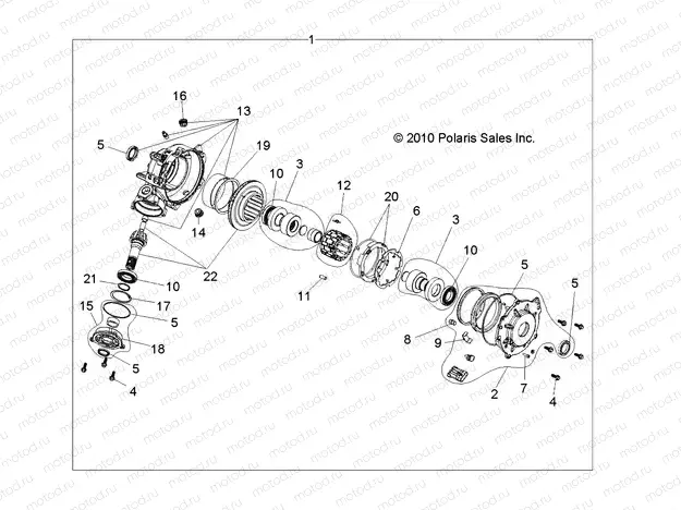 DRIVE TRAIN | DRIVE TRAIN, FRONT GEARCASE - A13MH76FF (49RGRTRANSINTL1332956)