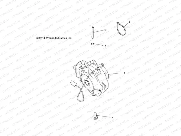 DRIVE TRAIN | DRIVE TRAIN, FRONT GEARCASE MOUNTING - A15SUH57AH (49ATVGEARCASEMTG15UTE)