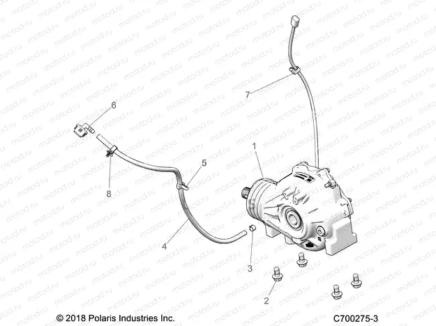 DRIVE TRAIN | DRIVE TRAIN, FRONT GEARCASE MOUNTING - G21G4E99NW (C700275-3)