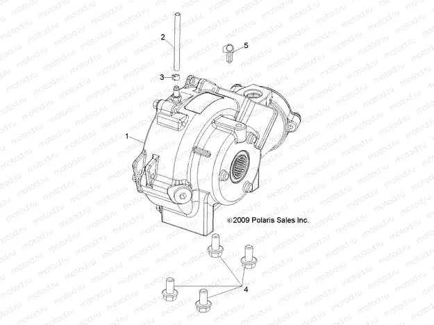 DRIVE TRAIN | DRIVE TRAIN, FRONT GEARCASE MOUNTING - R15RUA57AA/E57AC (49RGRGEARCASEMTG10450)