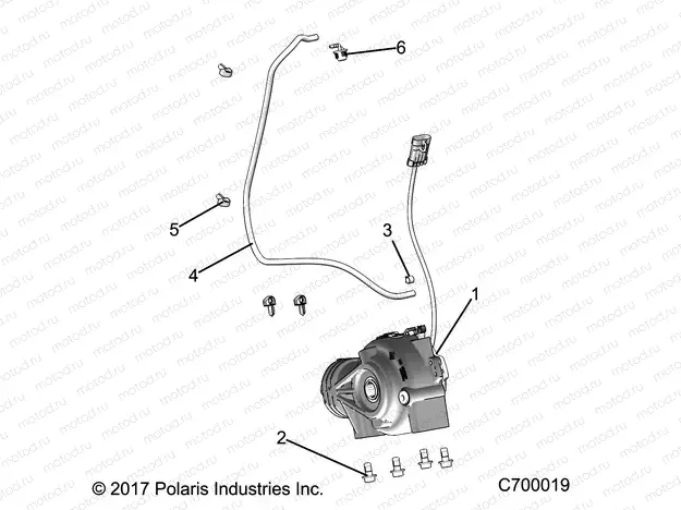 DRIVE TRAIN | DRIVE TRAIN, FRONT GEARCASE MOUNTING - R19RSU99A9/AD/B9/BD (C700019)