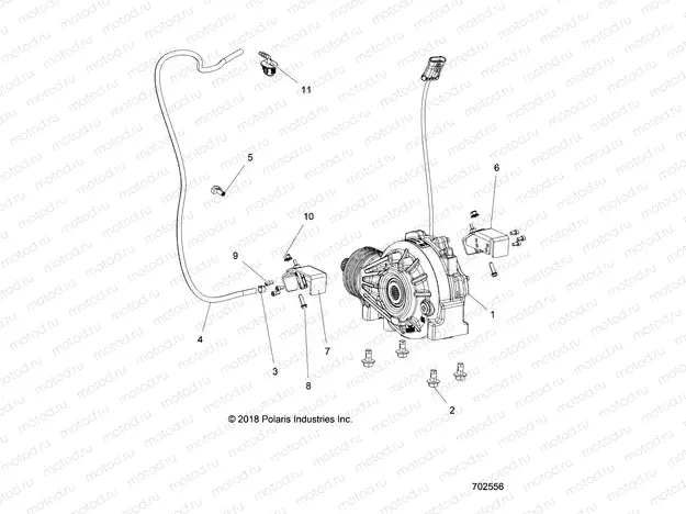 DRIVE TRAIN | DRIVE TRAIN, FRONT GEARCASE MOUNTING - R20RRP99CF/FF (C702556)