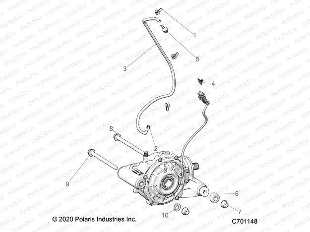 DRIVE TRAIN | DRIVE TRAIN, FRONT GEARCASE MOUNTING - R21T6U99AP/AG/BP/BG (C701148)