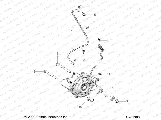 DRIVE TRAIN | DRIVE TRAIN, FRONT GEARCASE MOUNTING - R22RRS99C9/CK/CM/F9/FM/EF9/EFM (C701300)