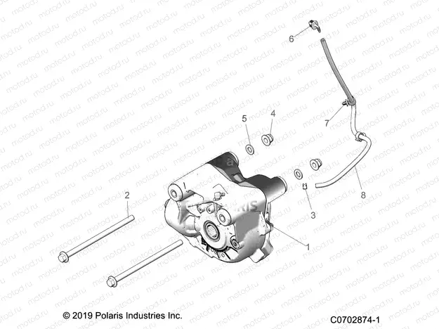 DRIVE TRAIN | DRIVE TRAIN, FRONT GEARCASE MOUNTING - Z21R4D92AM/BM/AC (C0702874-1)