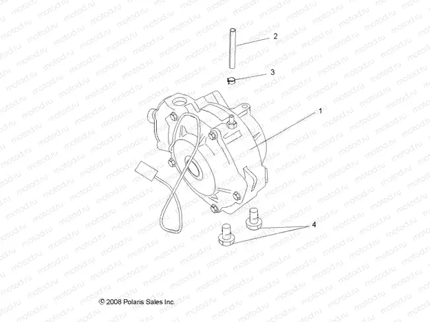 DRIVE TRAIN | DRIVE TRAIN, FRONT GEARCASE - R13TH76/7E ALL OPTIONS (49RGRTRANS097004X4)