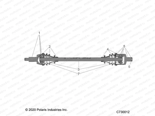 DRIVE TRAIN | DRIVE TRAIN, FRONT HALF SHAFT - R22T6E99A9/AG/AN/B9/BG/BN (C730012)