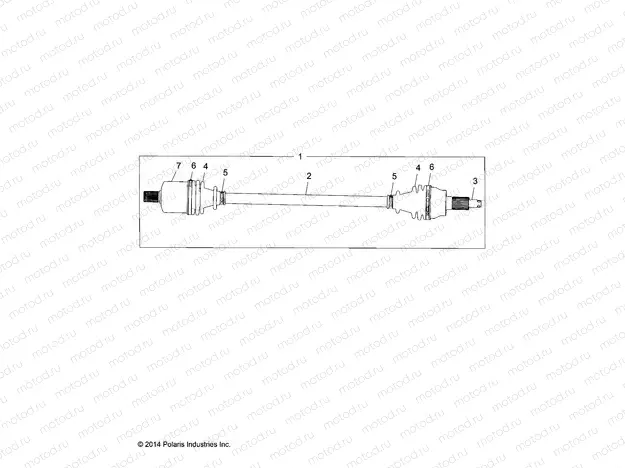 DRIVE TRAIN | DRIVE TRAIN, FRONT HALF SHAFT - Z15VFE99AT/AV/AP (49RGRSHAFTDRV1510004)