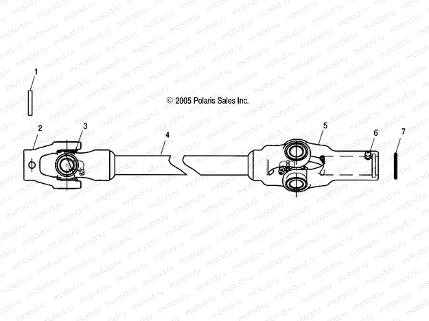 DRIVE TRAIN | DRIVE TRAIN, FRONT PROP SHAFT - R15RAA76AA/AJ (4999202119920211B10)