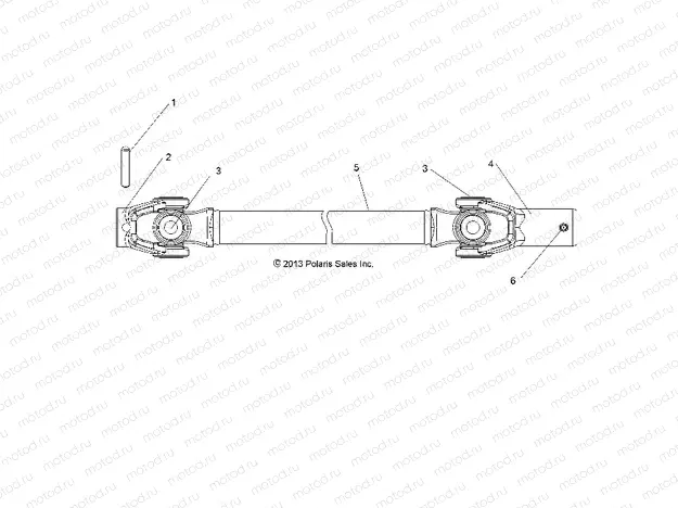 DRIVE TRAIN | DRIVE TRAIN, FRONT PROP SHAFT - R15RMA32FA (49RGRSHAFTPROP14570)