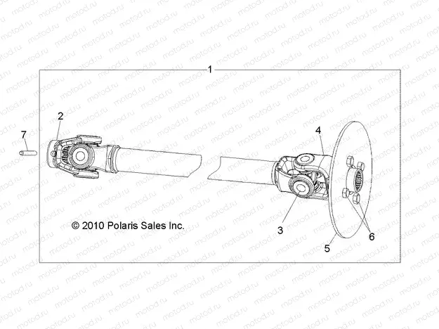 DRIVE TRAIN | DRIVE TRAIN, FRONT PROP SHAFT - R15RMAEGJ/GC/EJ (49LEVSHAFTPROP10SDW)
