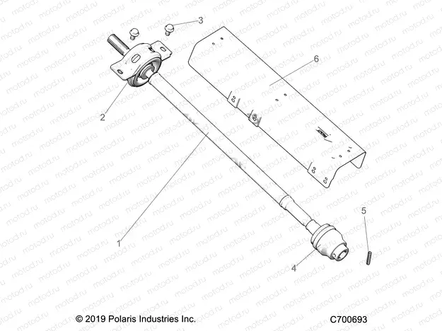 DRIVE TRAIN | DRIVE TRAIN, FRONT PROP SHAFT - R20RRB99/A/B (C700693)