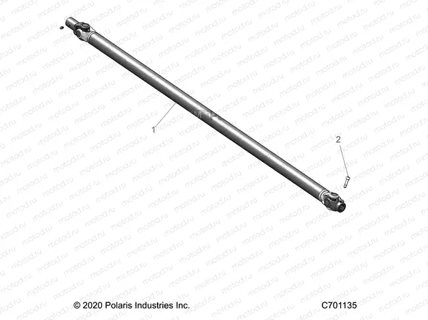 DRIVE TRAIN | DRIVE TRAIN, FRONT PROP SHAFT - R21TAU99AP/AG/BP/BG (C701135)
