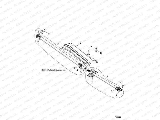 DRIVE TRAIN | DRIVE TRAIN, FRONT PROP SHAFT - Z17VDE92AK/AM/LK/AB (700444)