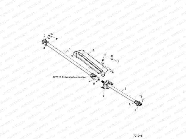 DRIVE TRAIN | DRIVE TRAIN, FRONT PROP SHAFT - Z18VFE92NB/NU (701946)