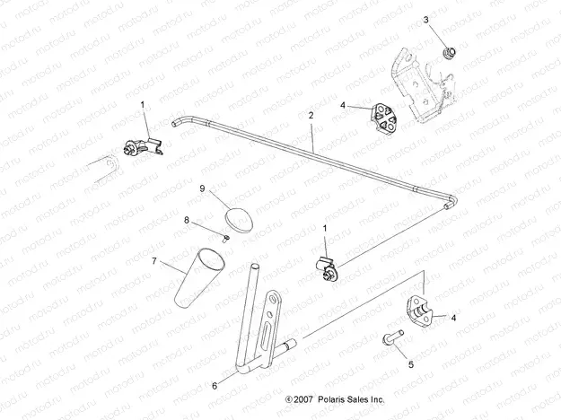 DRIVE TRAIN | DRIVE TRAIN, GEAR SELECTOR - A10LH46AX/AZ (49ATVGEARSELECT08SP400)